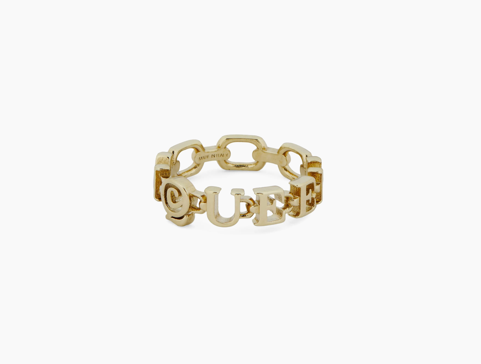 6965 - Alexander Mcqueen Logo Ring - Size 11 - Nwt